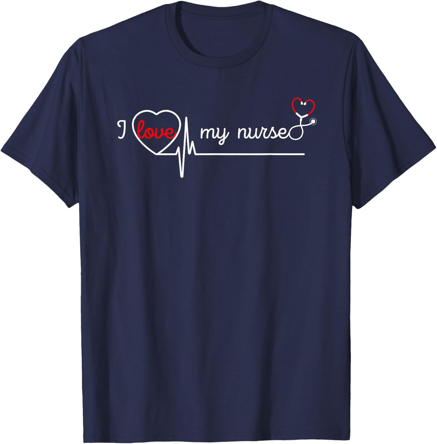 I love my nurse T-Shirt - T-Shirt | Navy