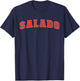 Salado Texas TX College Style Red Text Salado T-Shirt - T-Shirt | Navy