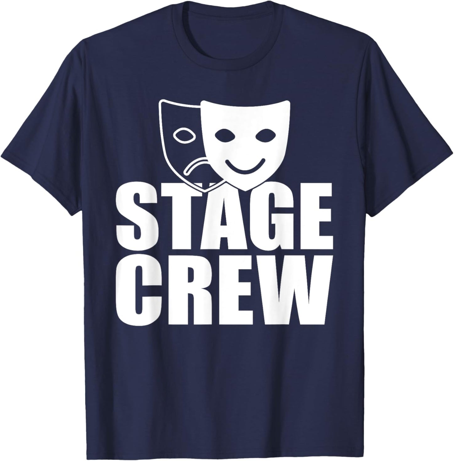 Stage Crew Backstage Theatre Staff Tech Crew Running Crew T-Shirt - T-Shirt | Navy
