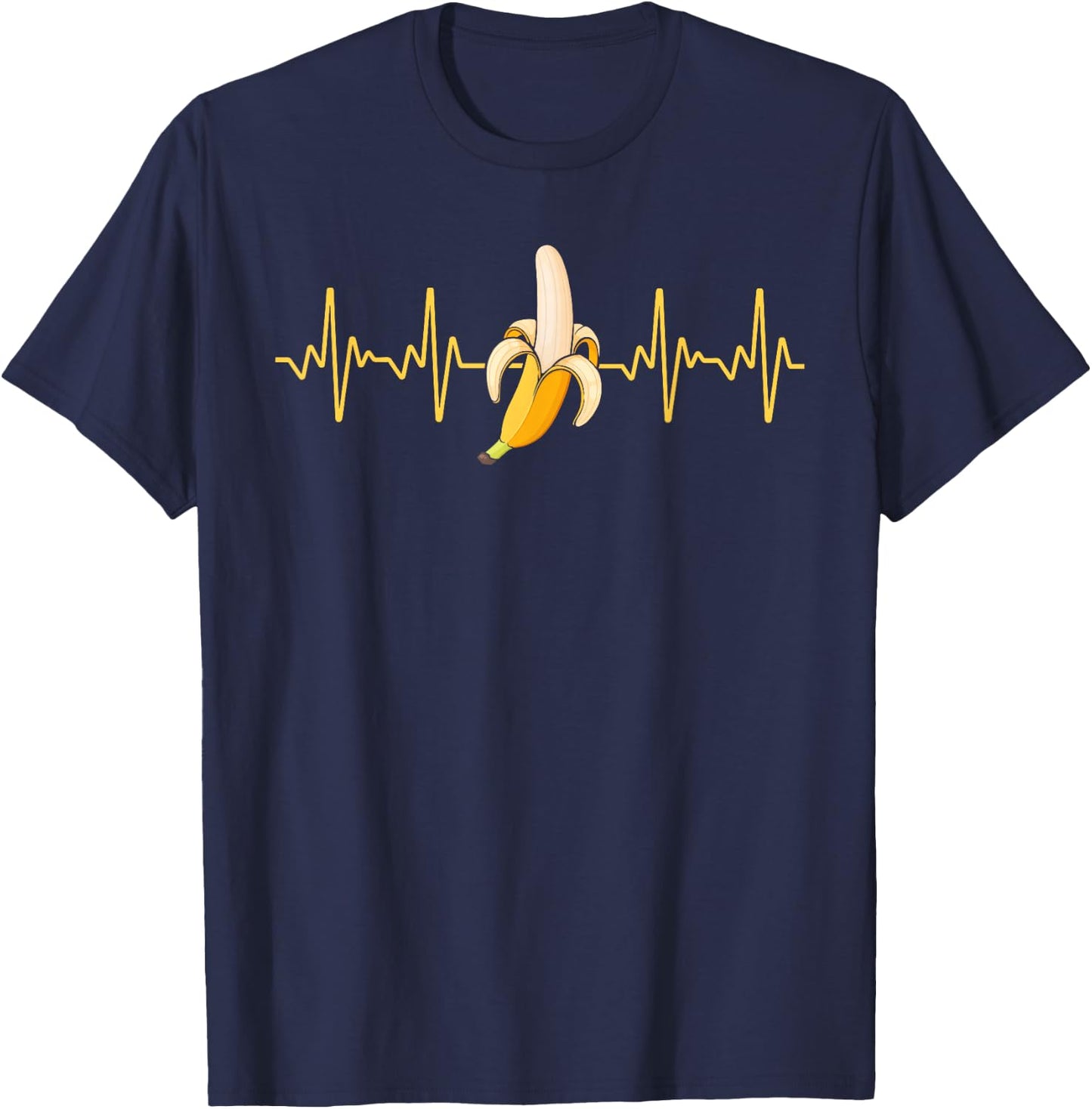 Cute Banana Women Kids Tropical Fruit Banana Lover T-Shirt - T-Shirt | Navy