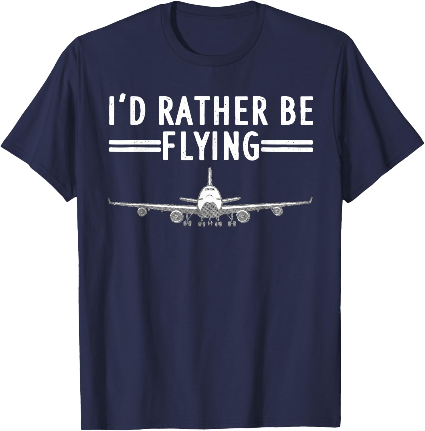 Funny Airplane Design Women Airplane Aviation Pilot T-Shirt - T-Shirt | Navy