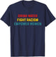 Drink Water Fight Racism Empower Women Apparel T-Shirt - T-Shirt | Navy