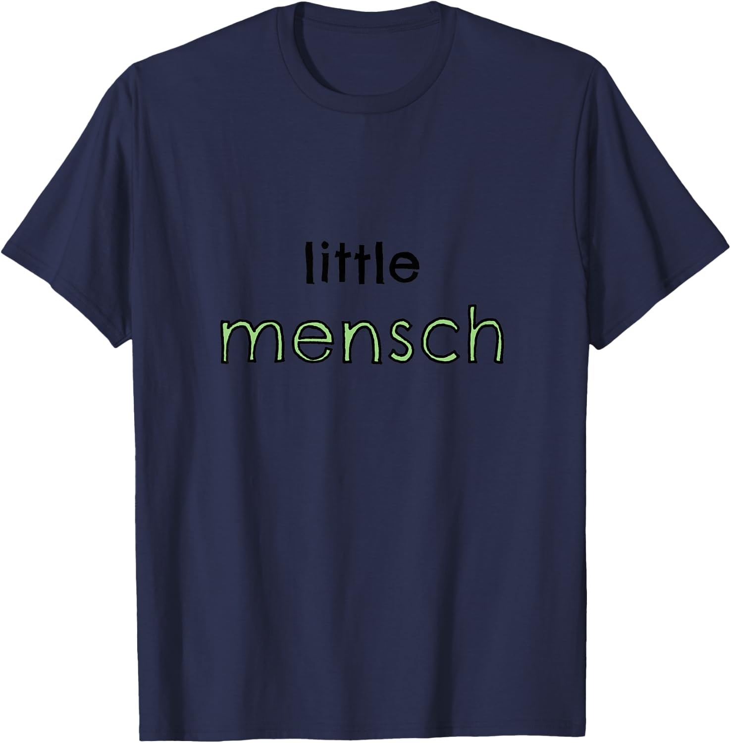 Kids Little Mensch -- youth sizes for boys, girls, toddlers T-Shirt - T-Shirt | Navy