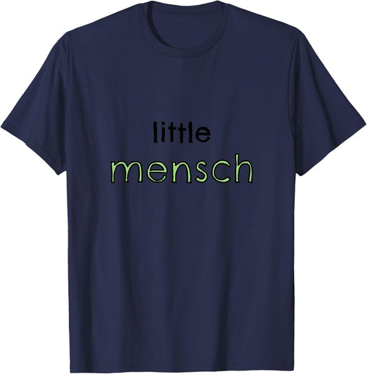 Kids Little Mensch -- youth sizes for boys, girls, toddlers T-Shirt - T-Shirt | Navy