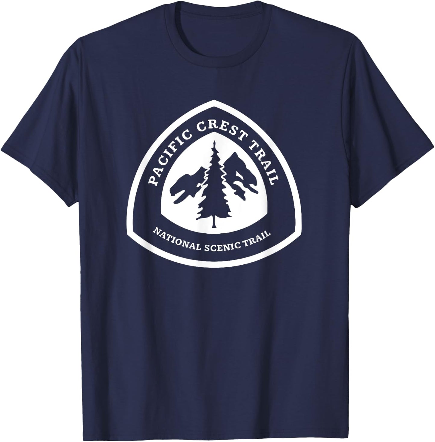 Hiking Trailblaze : Pacific Coast Trail T-Shirt - T-Shirt | Navy