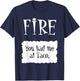 FIRE - Hot Packet Halloween Taco Costume T-Shirt - T-Shirt | Navy