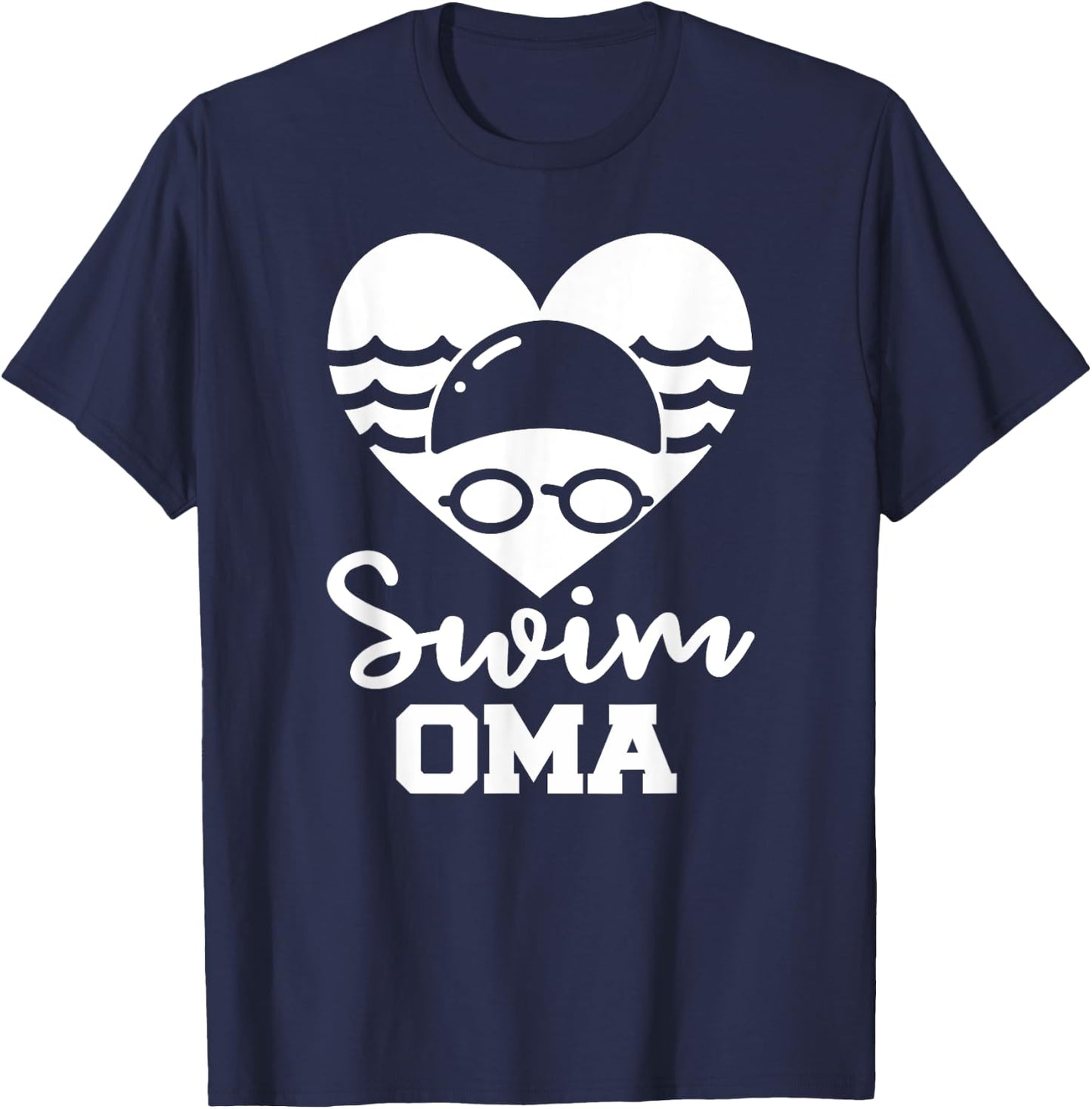 Swim Oma Funny Swimming Oma T-Shirt - T-Shirt | Navy