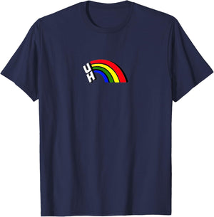 Hawaii Rainbow University Football Sports Logo T-Shirt - T-Shirt | Navy