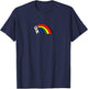 Hawaii Rainbow University Football Sports Logo T-Shirt - T-Shirt | Navy