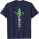 Survivor Christian Cross Warrior Non-Hodgkin Lymphoma Cancer T-Shirt - T-Shirt | Navy
