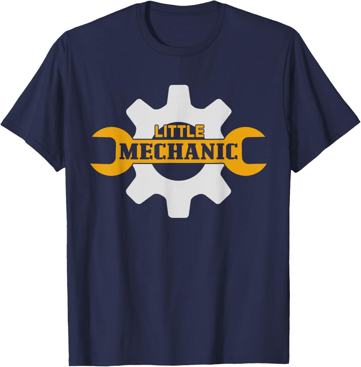 Little Mechanic Kid's Crafting Outfits Black Mechanic Boy T-Shirt - T-Shirt | Navy