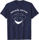 Funny Cat Gift Meowdy Partner Howdy Cowboy Cat - Black, -Adults, Short Sleeve, Small, Cotton 60% Polyester 40% T-Shirt - T-Shirt | Navy