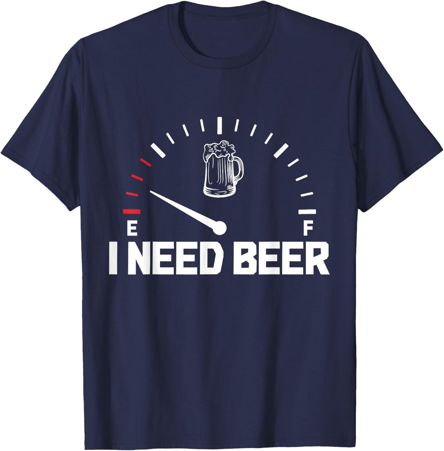 I Need Beer Funny Oktoberfest Party Drinking Beer Lover T-Shirt - T-Shirt | Navy
