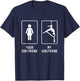 Hammock Silk Girlfriend Funny Aerial Yoga Gifts For BF T-Shirt - T-Shirt | Navy