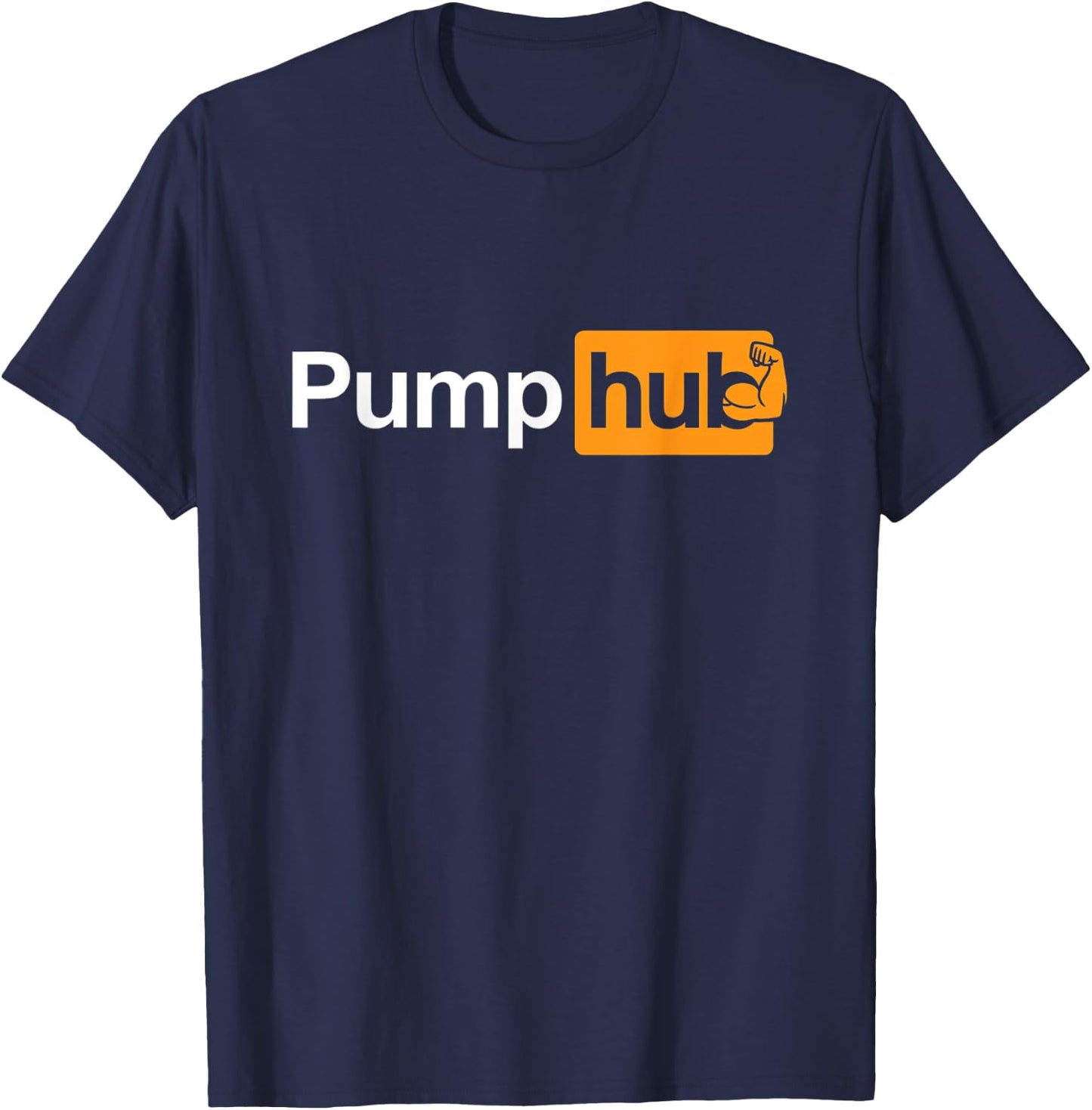 PumpHub Bodybuilding & Weightlifting Design for Athletes T-Shirt - T-Shirt | Navy