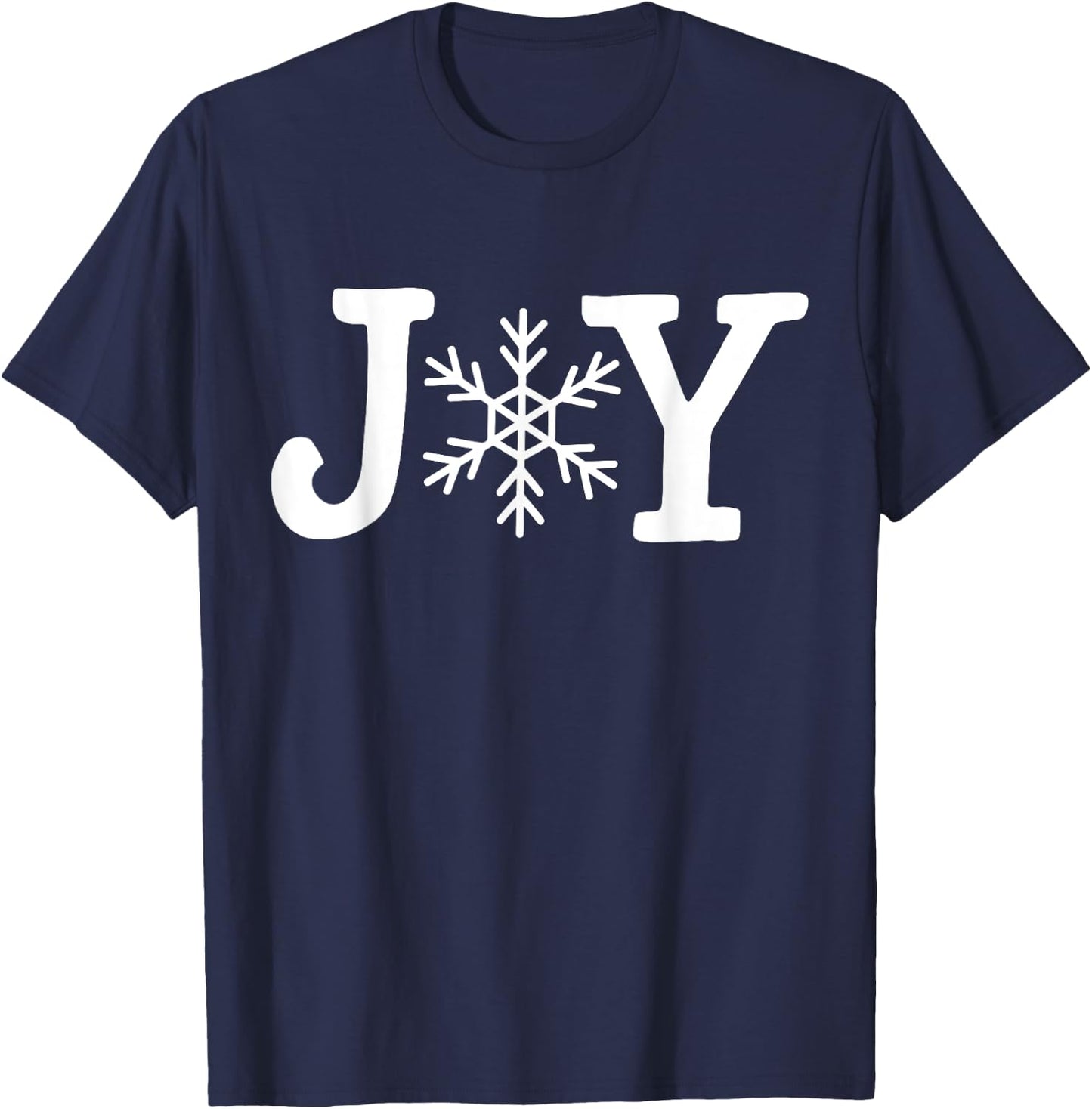 Joy Merry Christmas Family Matching Gifts Women Kids T-Shirt - T-Shirt | Navy