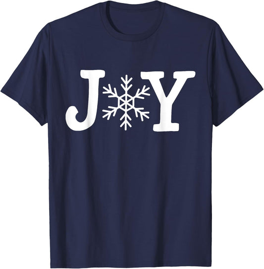 Joy Merry Christmas Family Matching Gifts Women Kids T-Shirt - T-Shirt | Navy