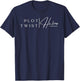 Plot Twist He Lives Trendy Christian Easter T-Shirt - T-Shirt | Navy