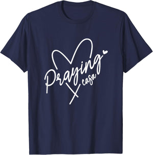 Praying CASA Court Appointed Special Advocate CASA mentor T-Shirt - T-Shirt | Navy