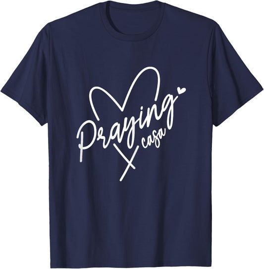 Praying CASA Court Appointed Special Advocate CASA mentor T-Shirt - T-Shirt | Navy