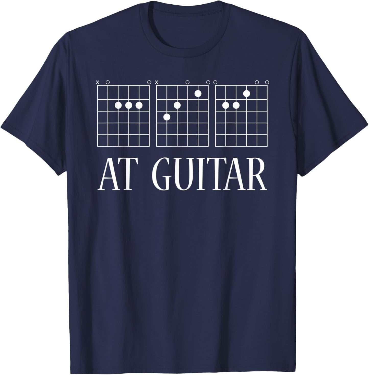 Funny Guitar Ace at Guitar Chords T-Shirt - T-Shirt | Navy