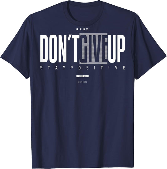 Fitness Quote Y2K Gym Training Back Print Yoga Sport Workout T-Shirt - T-Shirt | Navy