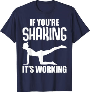 Cool Pilates Gifts Black -Adults Classic Fit Cotton Polyester Workout Small T-Shirt - T-Shirt | Navy