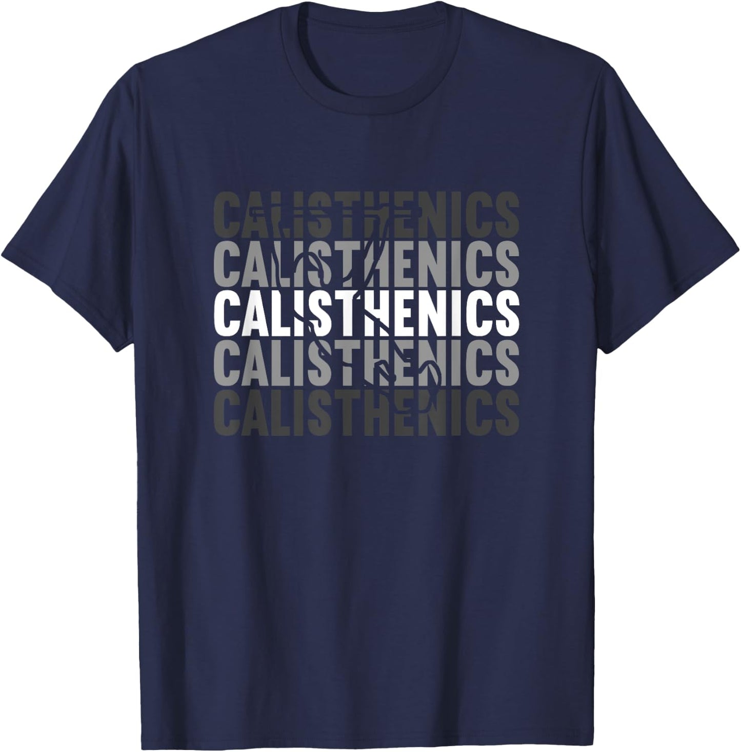 Calisthetics Calisthenics Front Lever Back Lever Planche T-Shirt - T-Shirt | Navy