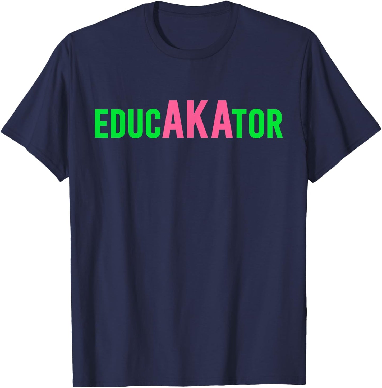 Aka Educator Funny Educators & Teacher Crew School Squad T-Shirt - T-Shirt | Navy