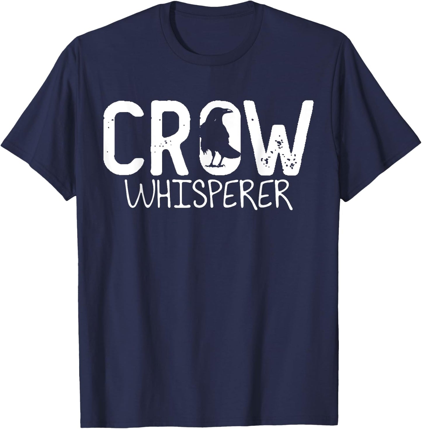 Crow Whisperer Raven Crow Whisper Raven Bird Raven T-Shirt - T-Shirt | Navy