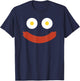 Eggs Sausage Happy Smile T-Shirt - T-Shirt | Navy