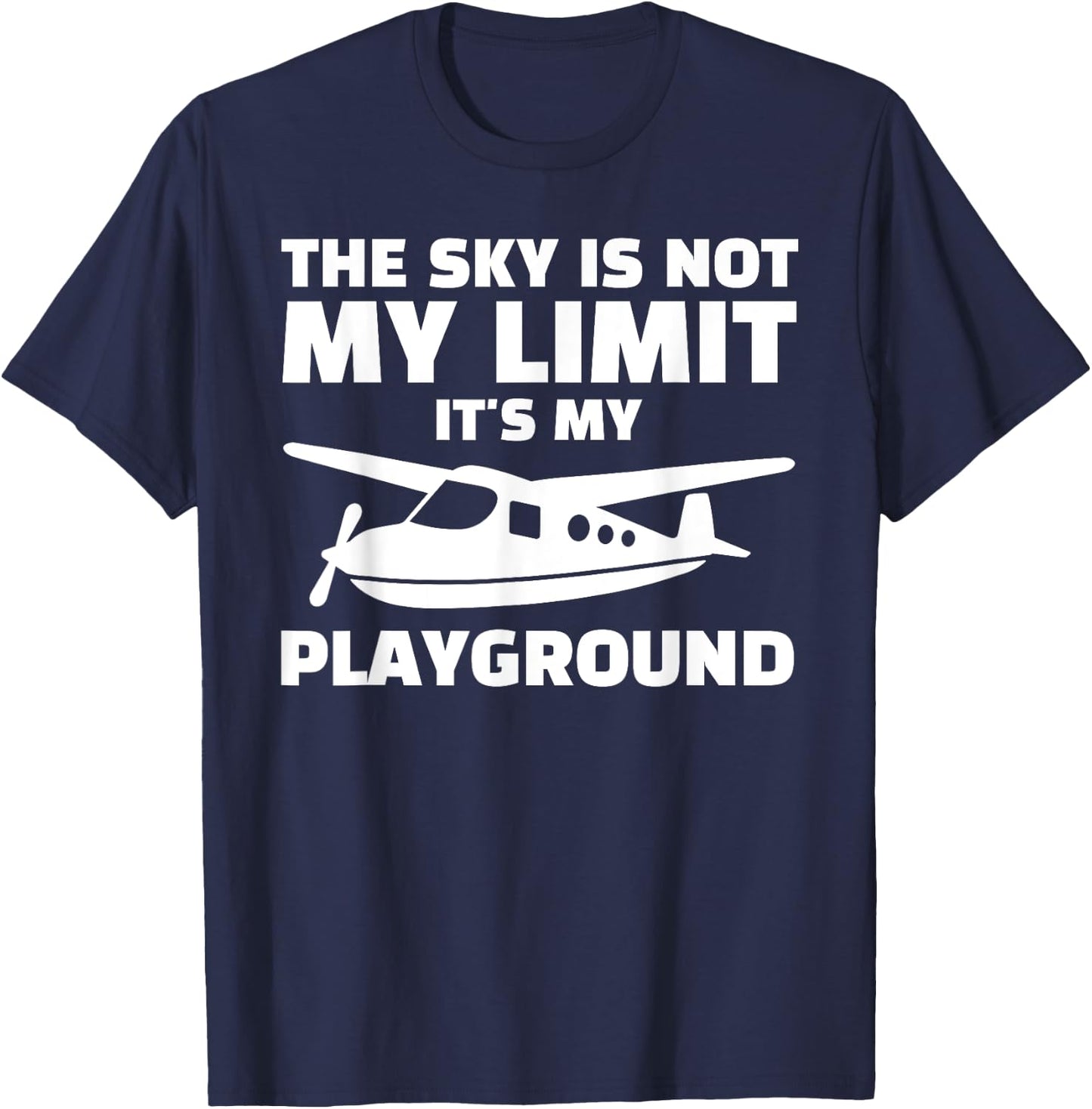 Funny Airplane Women Aviation Pilot Airplane Lovers T-Shirt - T-Shirt | Navy