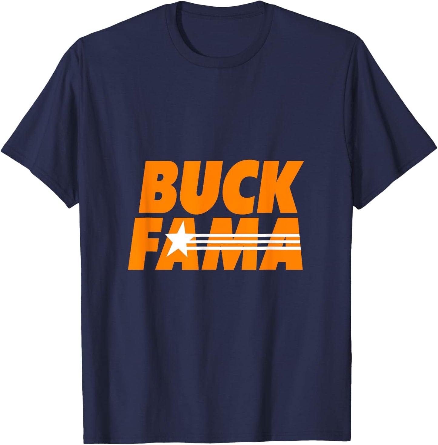 Buck Fama Team Spirit Cheer Football Fan Rivalry Sports T-Shirt - T-Shirt | Navy