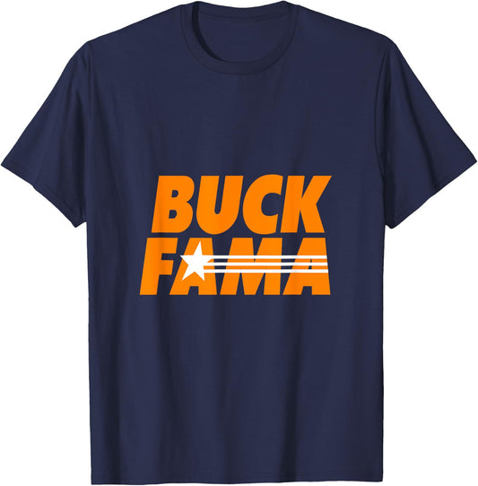 Buck Fama Team Spirit Cheer Football Fan Rivalry Sports T-Shirt - T-Shirt | Navy