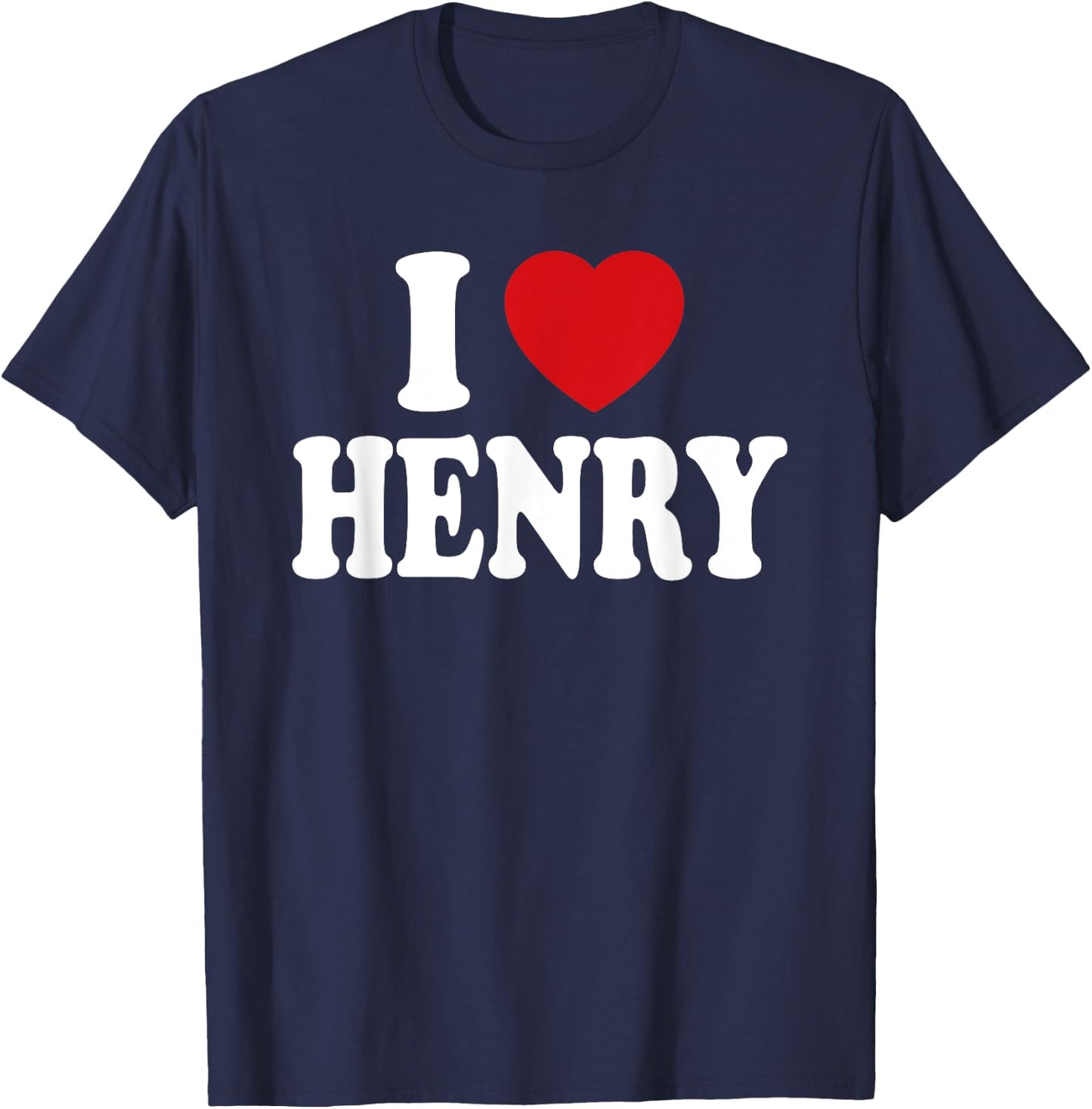 I Heart Love Henry T-Shirt - T-Shirt | Navy