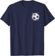 Soccer Ball Sport Stylish Design T-Shirt - T-Shirt | Navy