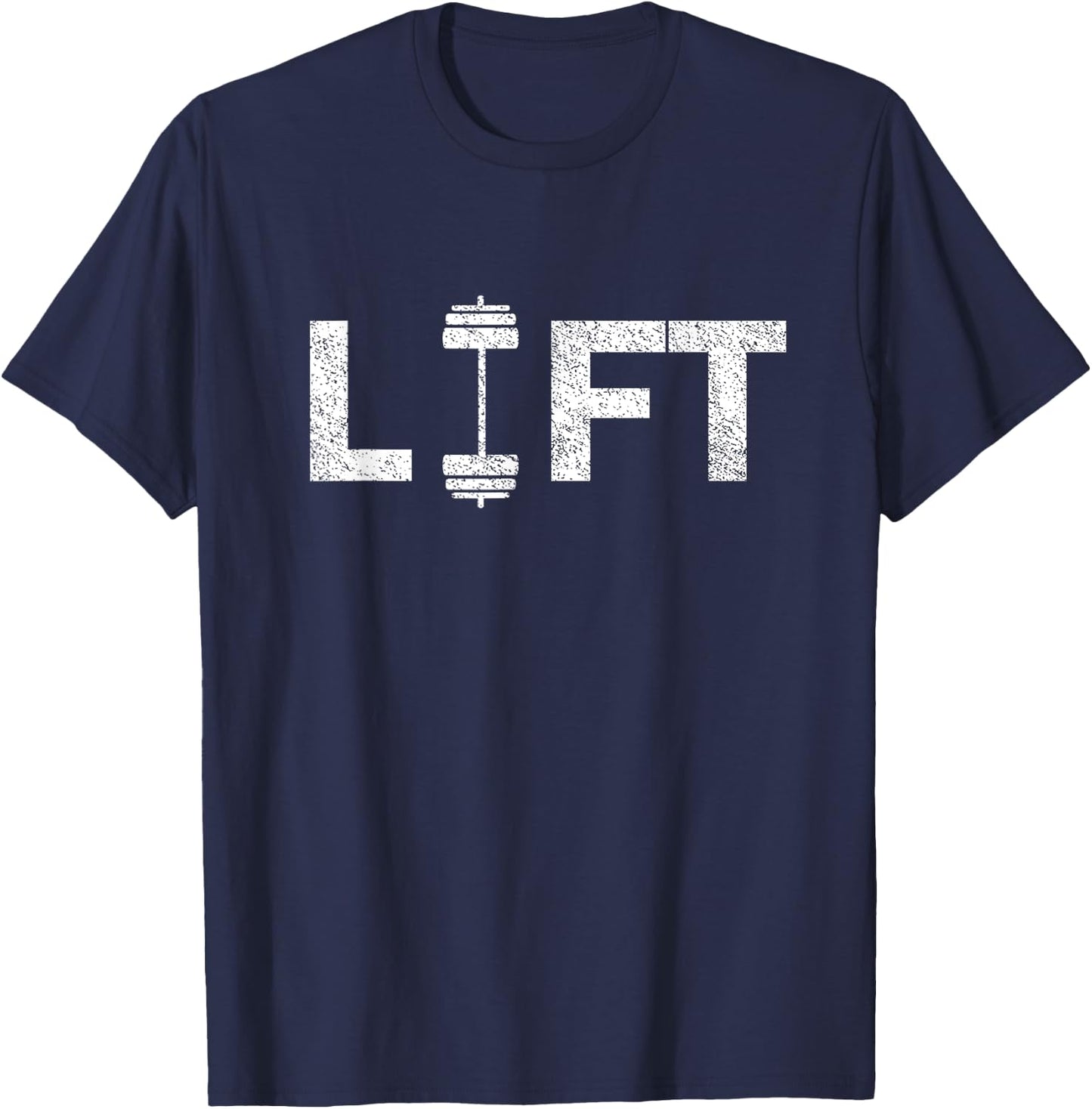 Lift Deadlifting Weightlifting Weightlift Weightlifter T-Shirt - T-Shirt | Navy