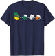 Irish Beer Ireland Flag St Patricks Day T-Shirt - T-Shirt | Navy