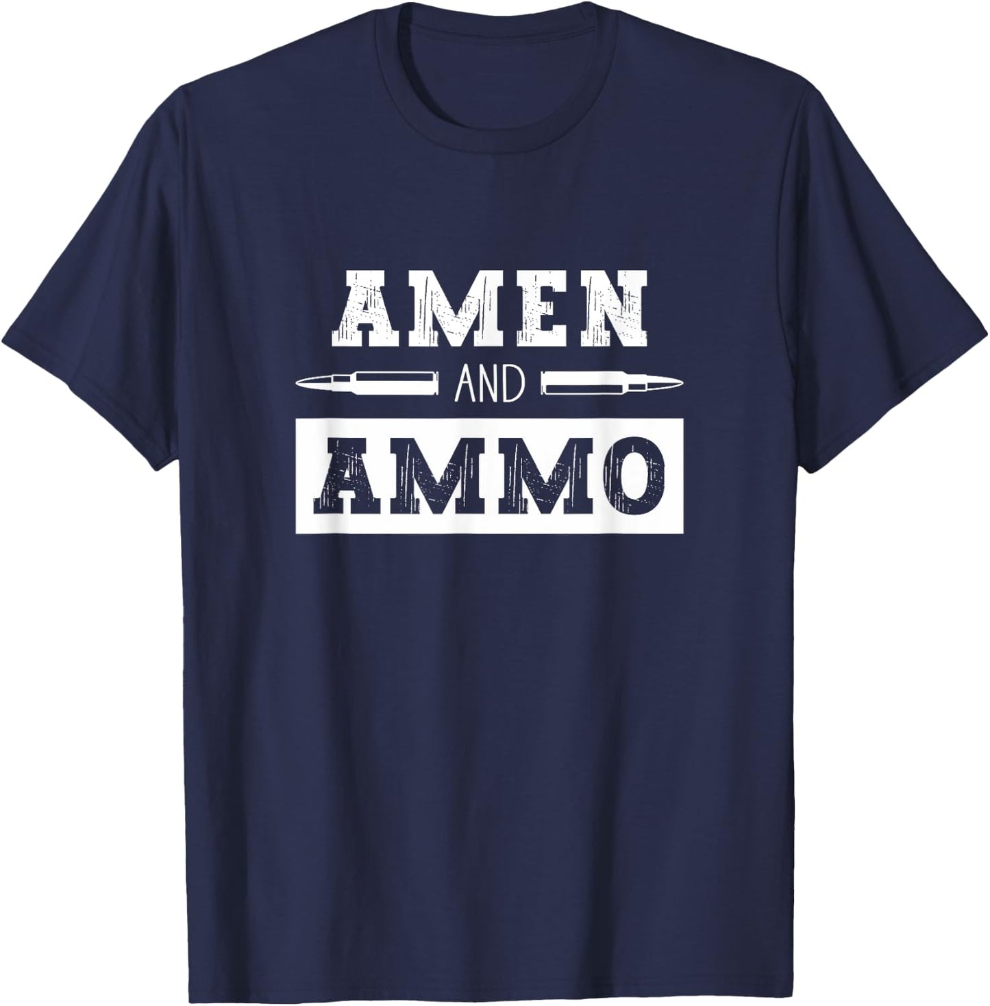 Jesus Gun Second Amendment Christian Apparel God T-Shirt - T-Shirt | Navy