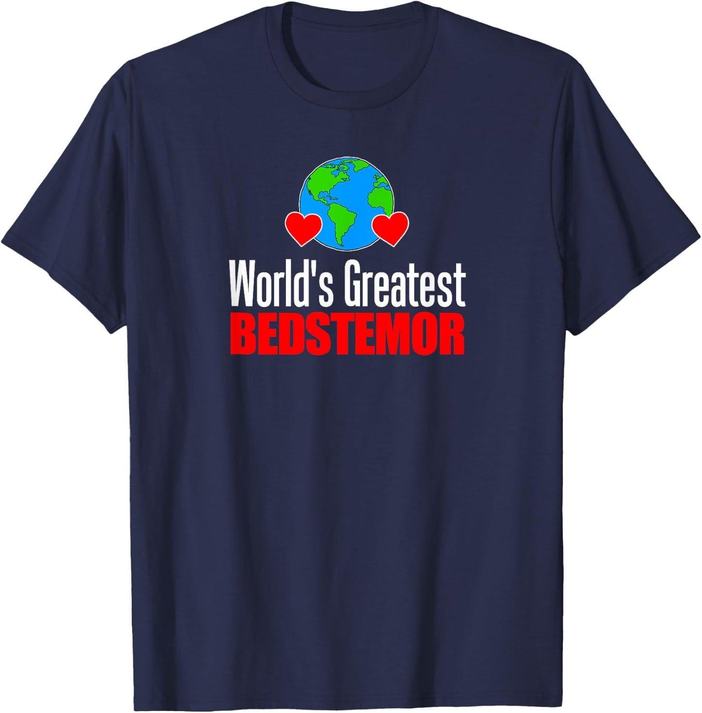 World's Greatest Bedstemor Danish Grandmother T-Shirt - T-Shirt | Navy
