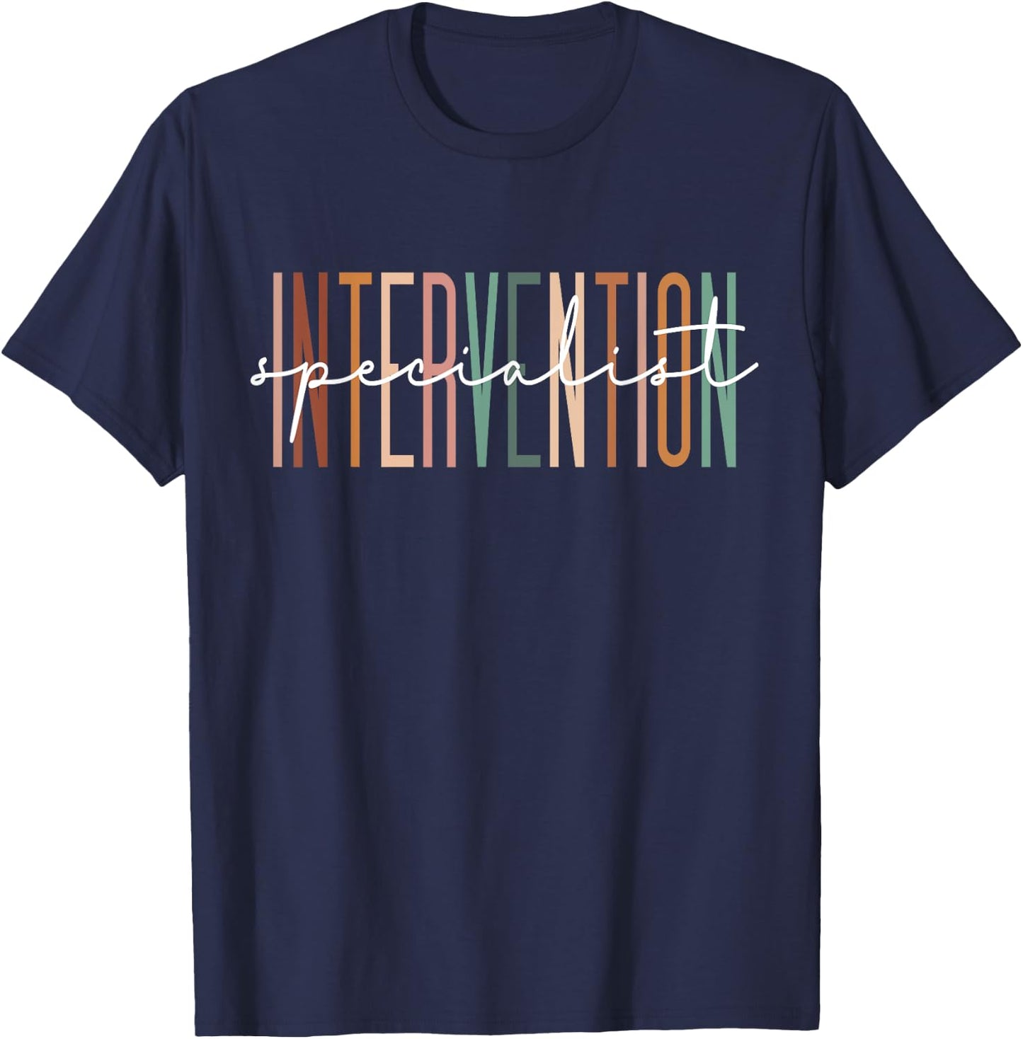 Intervention Specialist Teacher Squad Early Intervention Women T-Shirt - T-Shirt | Navy