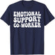 Emotional Support Co-worker T-Shirt - T-Shirt | Navy