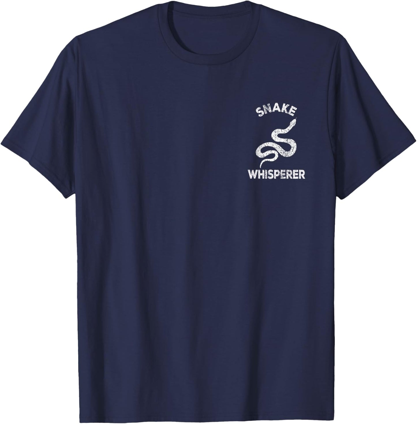 Snake Whisperer Snake Lover Funny Snake Quote T-Shirt - T-Shirt | Navy