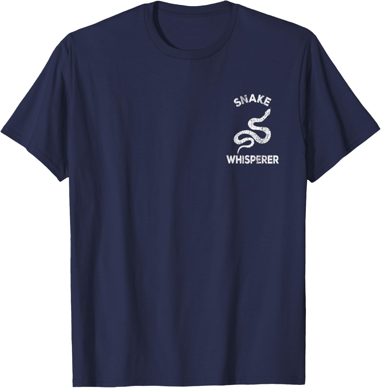 Snake Whisperer Snake Lover Funny Snake Quote T-Shirt - T-Shirt | Navy