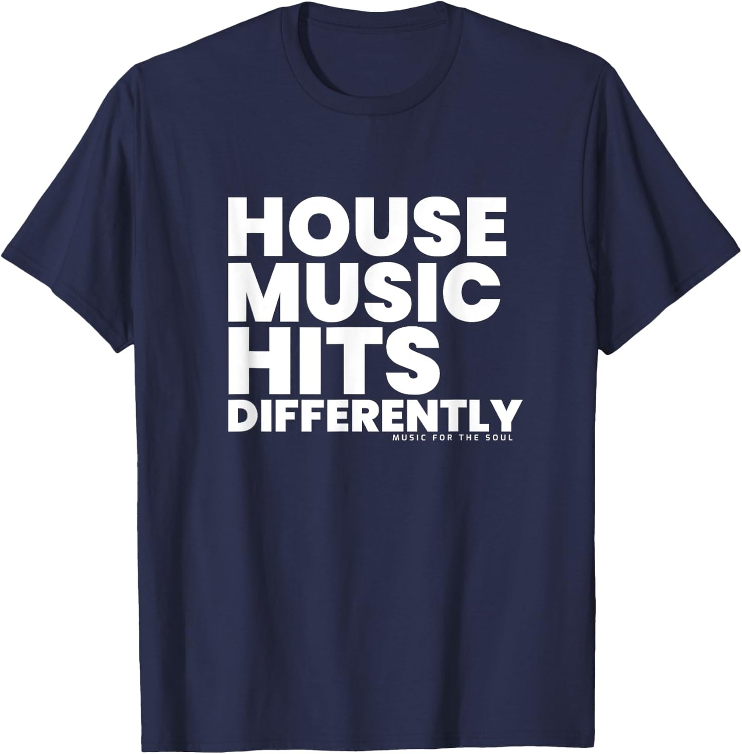 House Music Deep House Dance T-Shirt - T-Shirt | Navy