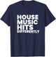 House Music Deep House Dance T-Shirt - T-Shirt | Navy