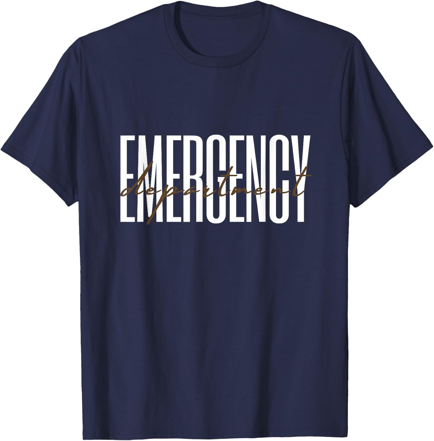Healthcare Nursing Emergency Room Emergency Department T-Shirt - T-Shirt | Navy