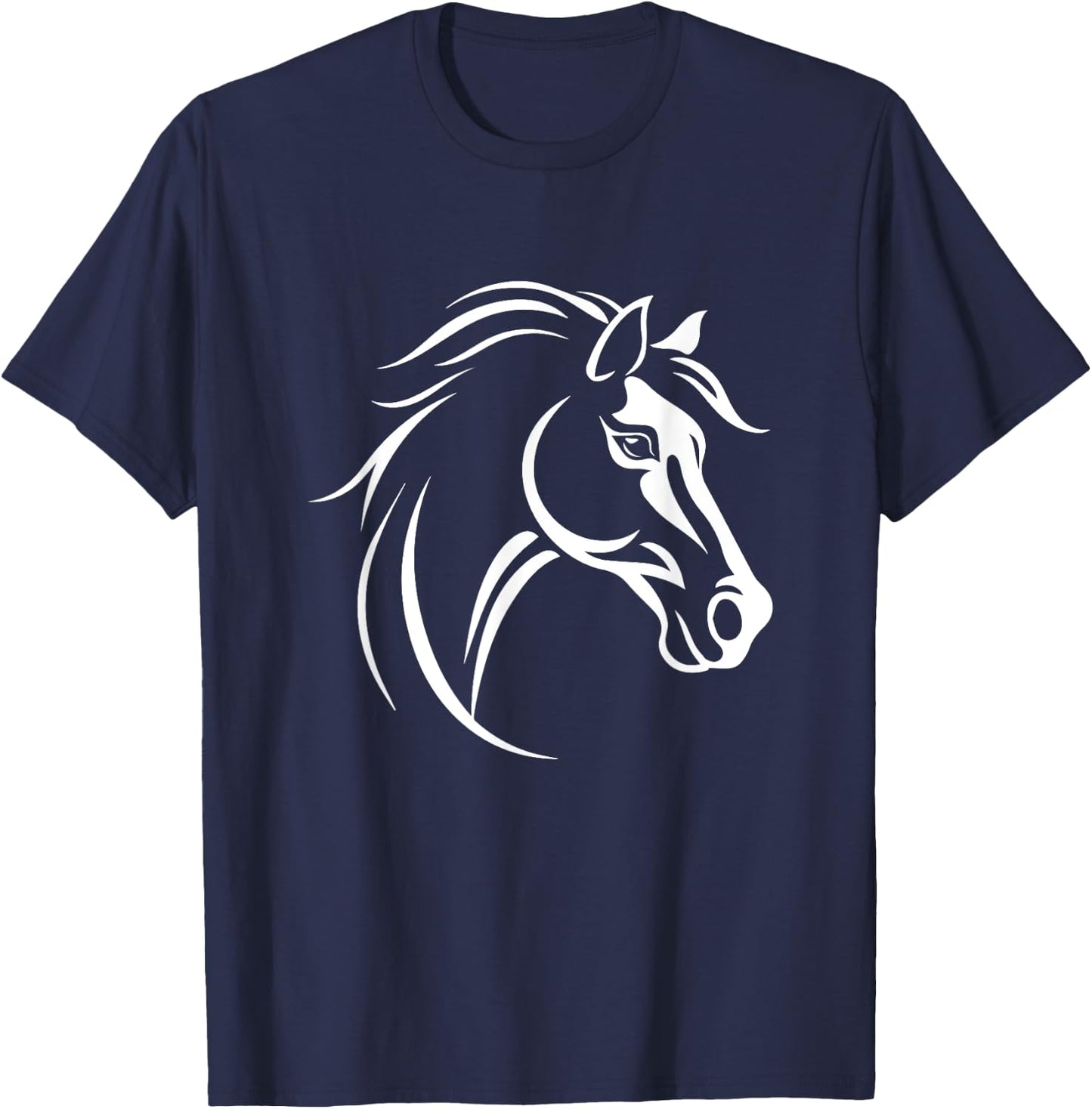 Horse Equestrian Riding T-Shirt - T-Shirt | Navy