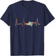Heartbeat Shark T-Shirt - T-Shirt | Navy