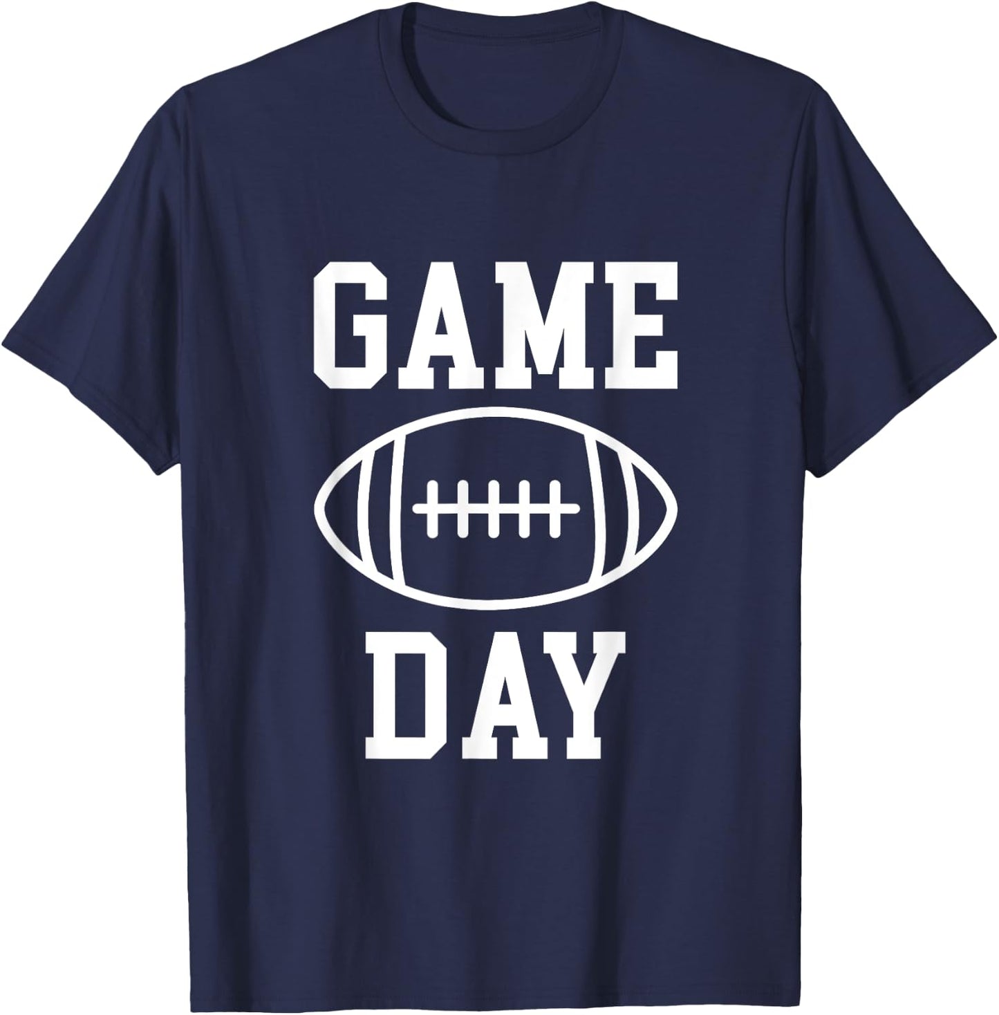 Game Day - Football - Throwback Design - Classic T-Shirt - T-Shirt | Navy